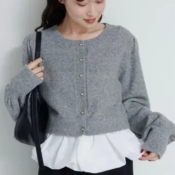 2WAY 벌룬 니트 가디건