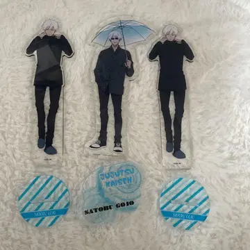 고죠 사토루 아크릴 스탠드 3개 세트 점프 페스타