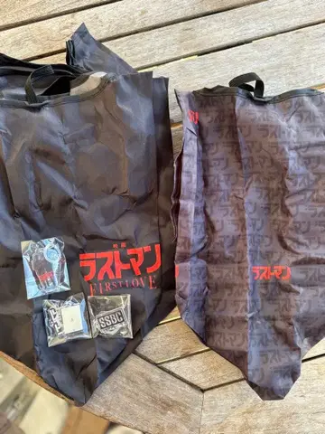 라스트맨 LAST MAN 가챠가챠 에코백 플랫 링 참