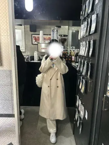 롱 코트 화이트 White