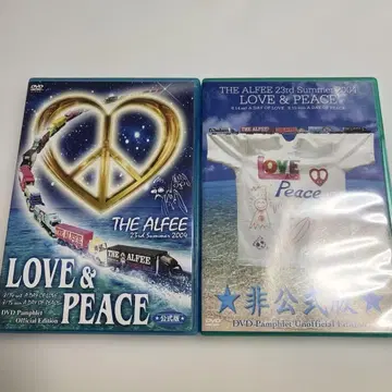 THE ALFEE 2004 여름 이벤트 DVD 팸플릿 2장 세트