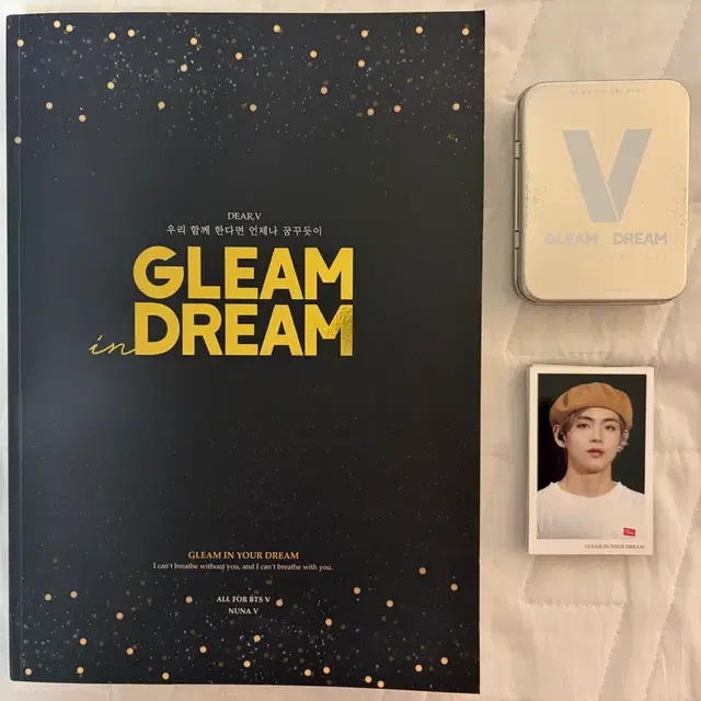 방탄소년단 뷔 NUNA V 포토북 & 포토카드 세트