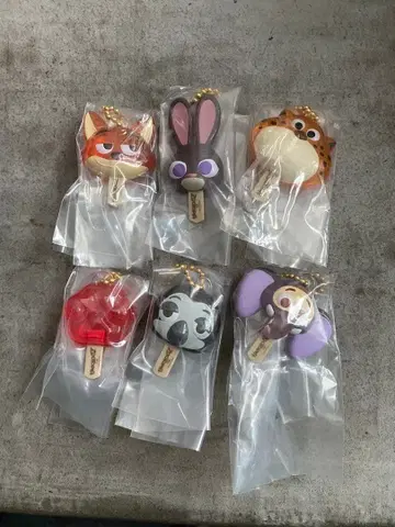 주토피아 아이스캔디 참 6종 컴플리트