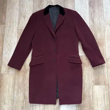 REATS TAILOR ZAZOUS 체스터 코트 와인 레드 사이즈 L