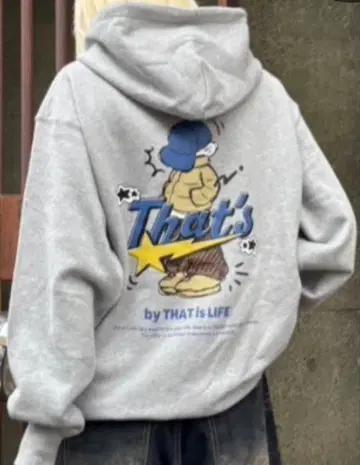 THAT Is LIFE 그레이 후디