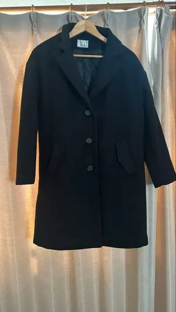 체스터 코트 블랙