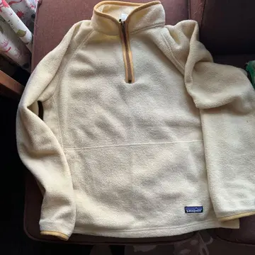 Patagonia 플리스 자켓 여성용 L 사이즈 크림