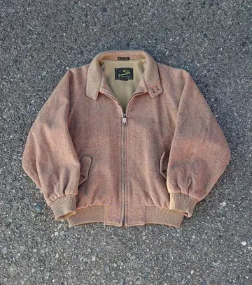 90s G9 바라쿠타 핑크 베이지 울 체크