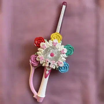 프리큐어 5GoGo! 큐어플루레 변신 지팡이 굿즈 완구