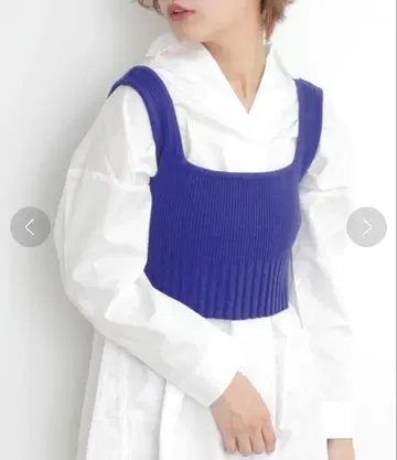 FREE'S MART 스퀘어 넥 니트 뷔스티에 가격 인하 가능