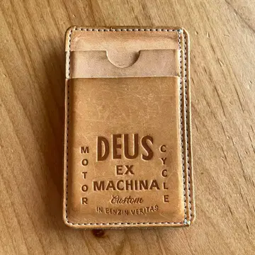 DEUS EX MACHINA 가죽 카드 케이스