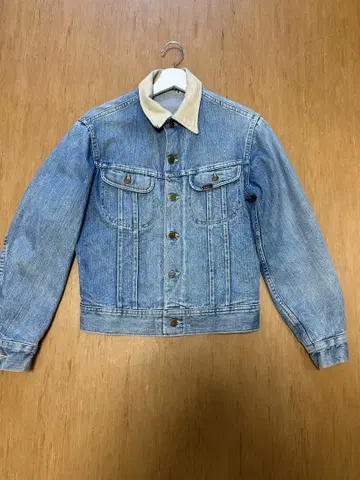 70s lee 데님 자켓 옷깃 코듀로이