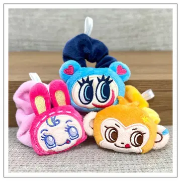 나루미야 캐릭터즈 마스코트 부착 스크런치