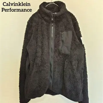 CALVIN KLEIN 캘빈클라인 [ L ] 플리스 자켓 블랙