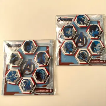 [ 어벤져스 ] 엔드 게임 캔뱃지 세트 AB
