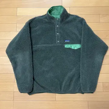 파타고니아 리버서블 스냅t 그리세이드 그린