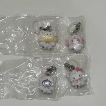 산리오 가챠가챠 메지루시 참 후와후와 스노우