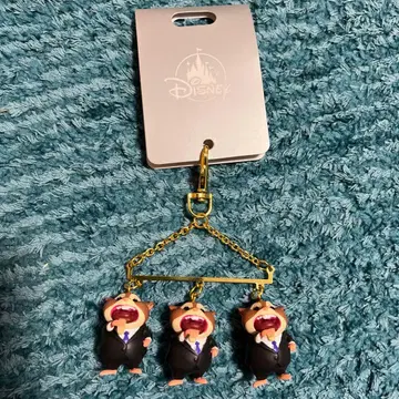 주토피아 레밍 비즈니스맨 키링 키체인 새상품 디즈니