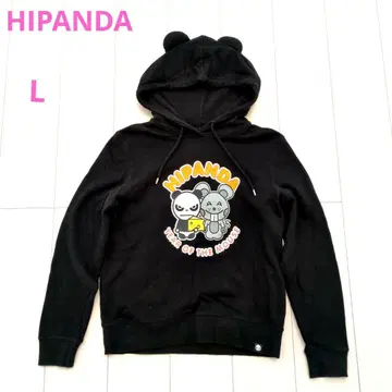 HIPANDA 하이팬더 후드티 여성용 블랙 L 사이즈