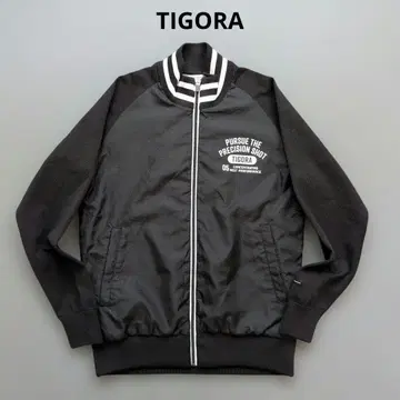 [미사용] 티고라 골프 풀집업 자켓 블랙 M