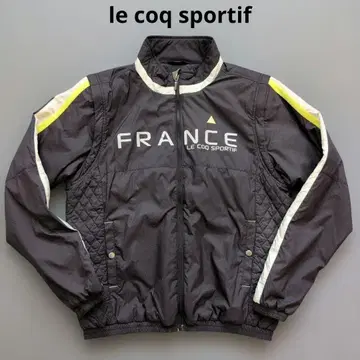 [ 새상품급 ] 르꼬끄 퀼팅 풀집업 자켓 블랙 L