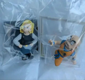 드래곤볼 제일복권 E상 만화 스트럭처 크리링 & 18호