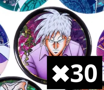 아카기 트레이딩 홀로그램 캐릭터 캔뱃지 레어 x 30