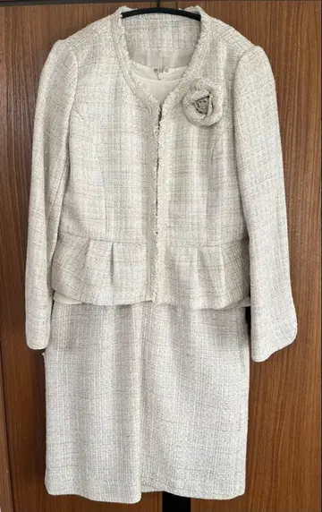 SOUP 라메 트위드 세레모니 수트 자켓 & 원피스 M 사이즈