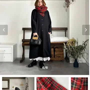 쿠보산메이드 레드 머플러 미사용 새상품