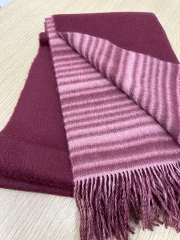 캐시미어 대형 스톨 머플러 리버서블