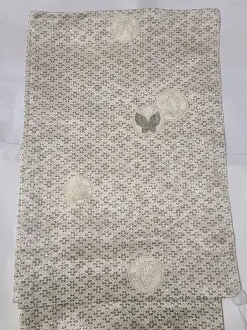 세이부 백화점 취급 마크 나비 금 코몬 단 기모노