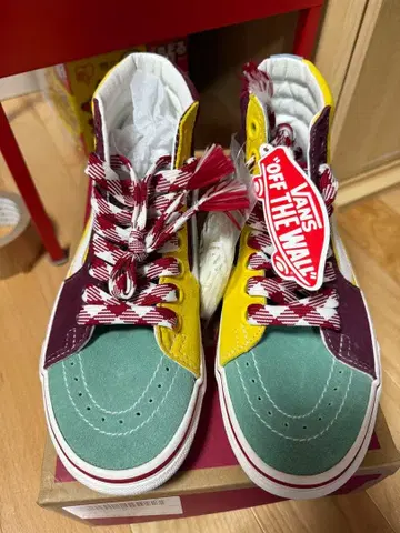 새상품 반스 VANS SK8-HI 스니커즈 24.5