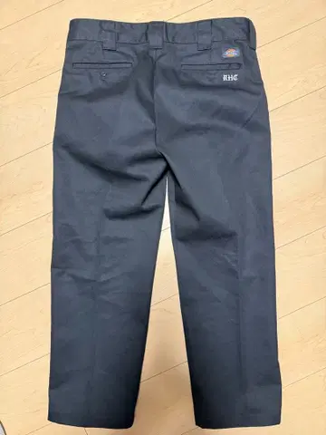 RHC Dickies 자수 로고 스트레이트 핏 팬츠 블랙 34