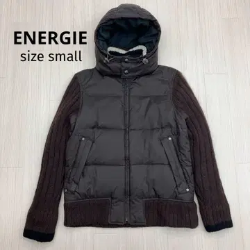 ENERGIE 에너지 00s y2k 도킹 니트 다운 자켓