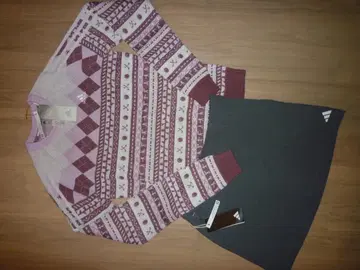 [새상품 M] adidas 아디다스 골프 가을/겨울 제품 니트 & 스커트