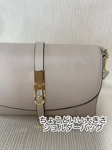 미사용 새상품 2way 여성용 숄더백 사선 가케 베이지 오샤레