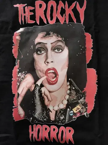 록키 호러 쇼 티셔츠 블랙 L~XL 영화 무비