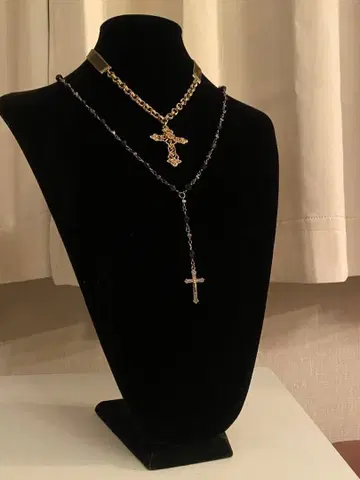 크로스 목걸이 2세트