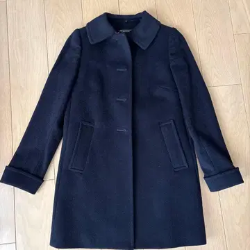 [컨디션 최상] 폴스미스 블랙 라벨 코트 꽃무늬 네이비 2way