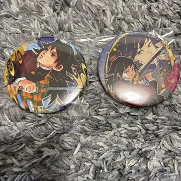 귀멸의 칼날 원화전 컬렉션 캔뱃지 토미오카 기유