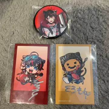 메멘토리 마네키네코 콜라보 포토 카드 캔뱃지 하루티 솔로몬