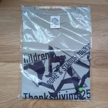 미스치루 Thanksgiving 25 티셔츠 M 사이즈 그레이