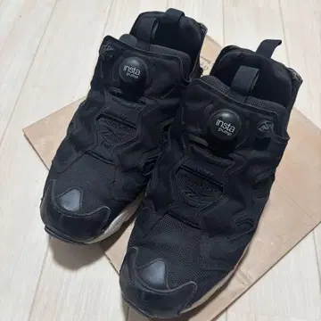 Reebok 인스타펌프 퓨리 블랙 화이트 25.5cm