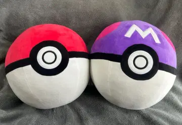 포켓몬스터 메챠모후굿토 봉제 인형 몬스터볼+ 마스터볼