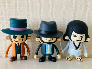 루팡 3세 팡손 웍스 소프트 비닐 피규어 3개 세트