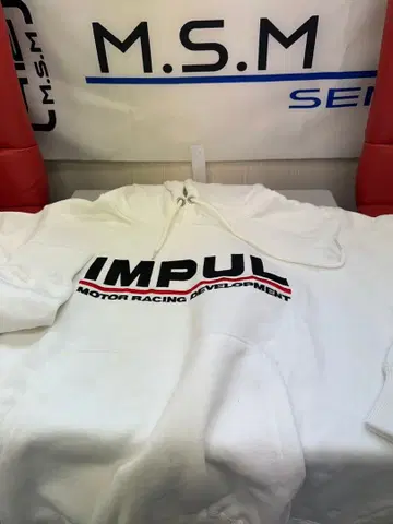 IMPUL 모터 레이싱 개발 후드티