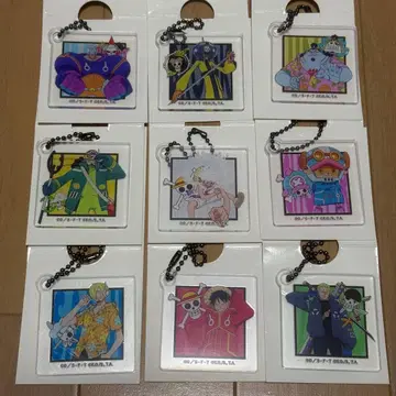 원피스 다이소 DAISO 아크릴 키링 9개 세트