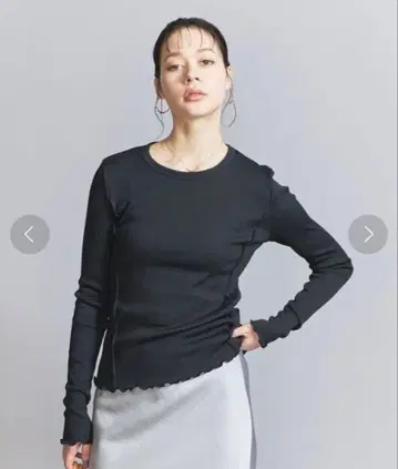 [ 새상품급 ] BEAUTY&YOUTH 멜로 스티치 크루넥 티셔츠