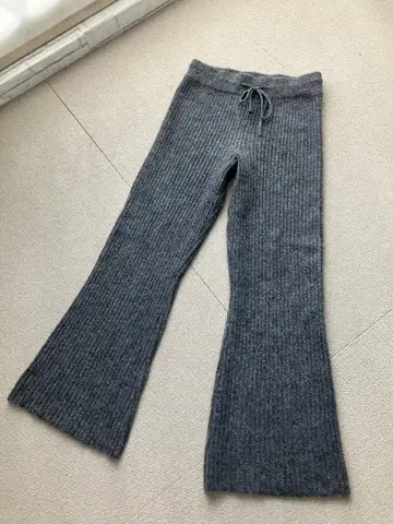(K11674)YORT 요트 리브 플레어 니트 팬츠 9