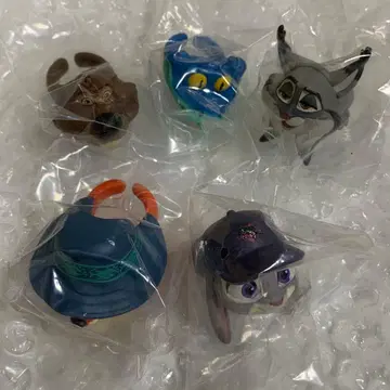 가챠 주토피아 패션 반지 5종